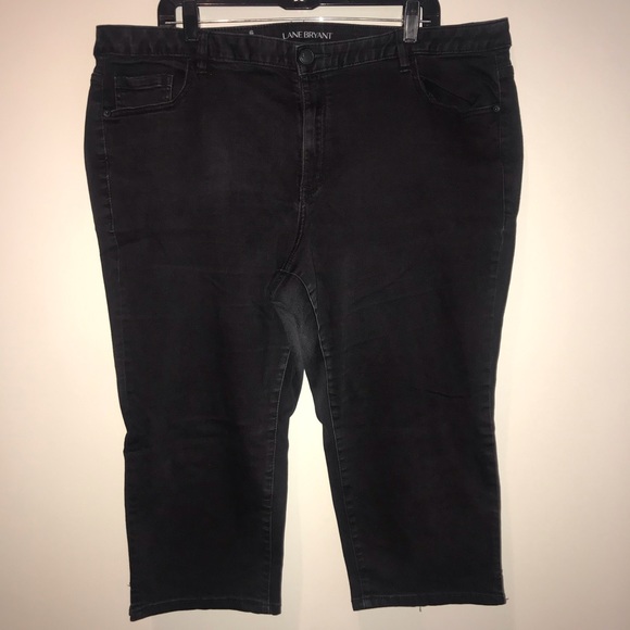 Lane Bryant Genius Fit Black Capri 22 - Picture 2 of 7
